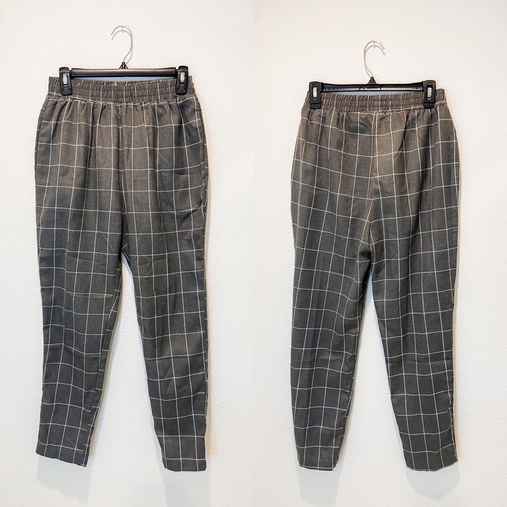 Relaxed Checkered Joggers